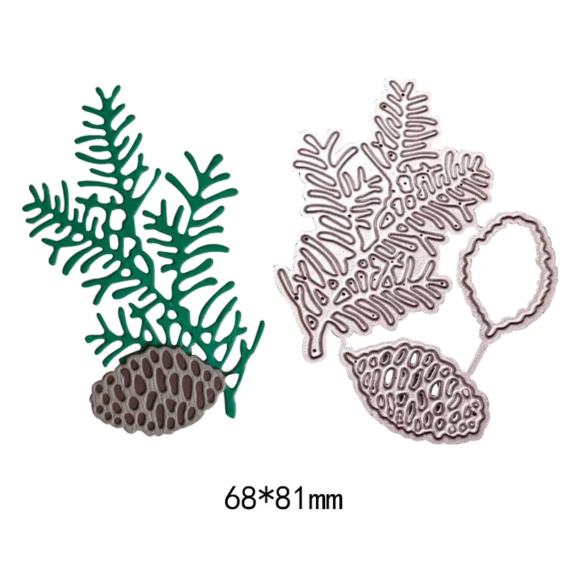 Трафарет для резки металла NewLeaves Pinecone рукоделия бумажные карты скрапбукинга