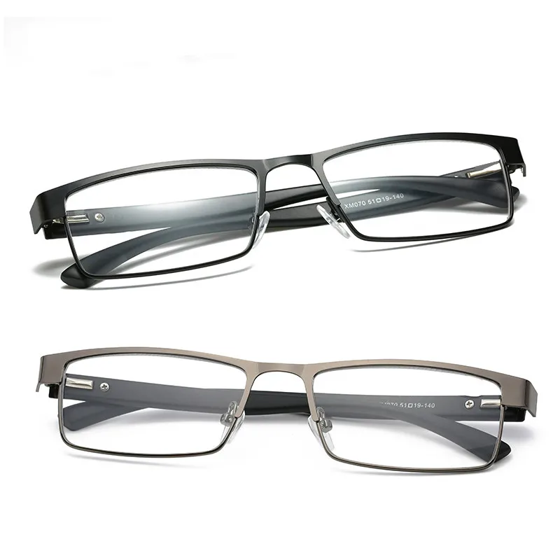 Для мужчин Титан сплава очки для чтения не сферические 12 Слои линзы с покрытием Ретро Бизнес дальнозоркости, по рецепту очки 070