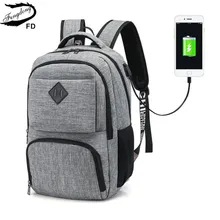 FengDong, мужской водонепроницаемый рюкзак для путешествий, для ноутбука, usb зарядка, рюкзак для колледжа, студентов, школы, рюкзак для мальчиков, школьные сумки, дропшиппинг