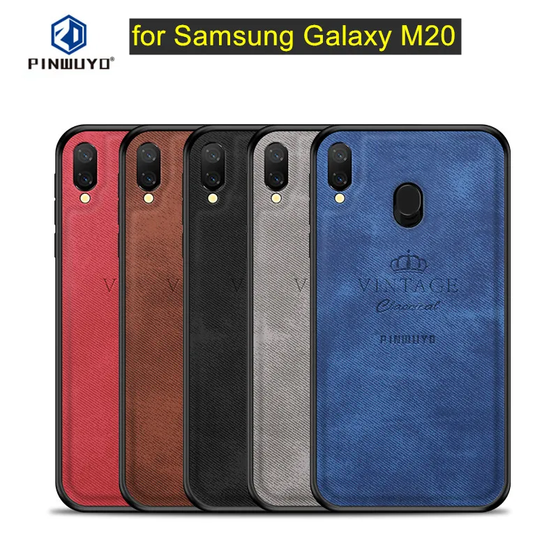 Для samsung Galaxy M20 чехол 6,3 дюймов PINWUYO TPU + PC чехол для samsung Galaxy M20 покрытие защитной телефона случаях Shell