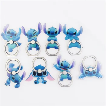 

100pcs/lot Cartoon Character Mobile Phone Stand Holder Finger Ring Smartphone Cute Animal Holder Stand For Huawei All Phone