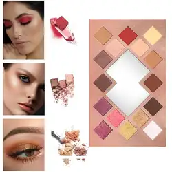 Макияж глаз 16 Цвет матовый блеск для век Cosmetics косметика для Make-up Макияж инструменты аксессуары