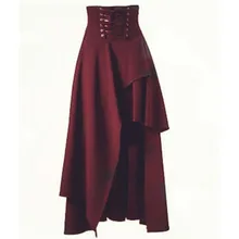 YJSFG домашняя Брендовая женская длинная юбка, модные юбки Лолиты, женские юбки с завышенной талией, нестандартные готические юбки в стиле стимпанк размера плюс 2XL