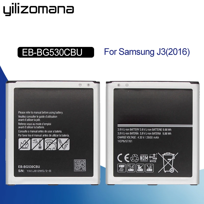 

Samsung Original Battery EB-BG530CBU EB-BG530CBE For Galaxy Grand Prime J3 2016 EB-BG531BBE G5308W G530 G531F G530H G530F