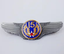  US Air Force Pin US 15th Air Force Wings Badge Pin Insignia USAAF PIN 