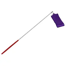 Лента для танцев 4 м, для гимнастики, художественная гимнастика, фиолетовый