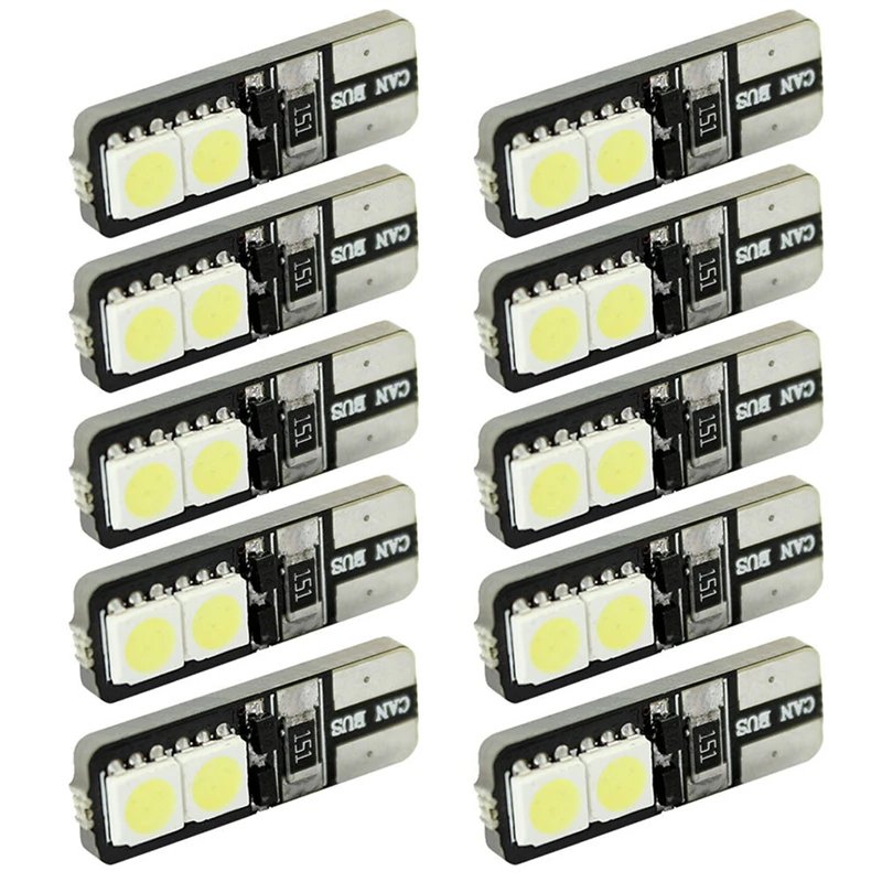 1 шт. белая T10 168 194 W5W танкетке 4 Smd 5050 Canbus Error Free светодиодный светильник лампочка|bulb