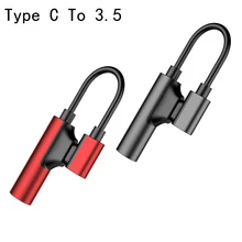 

Type C To 3.5 Earphone Cable Adapter USB Type C To 3.5MM Adapatador Audio Jack 2 in 1 Type-C Converter Wholesales