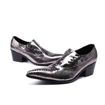 

Autumn and winter Luxury Business Leather Shoes Men Breathable Formal Dress Shoes Male shiny leather Wedding Footwear British