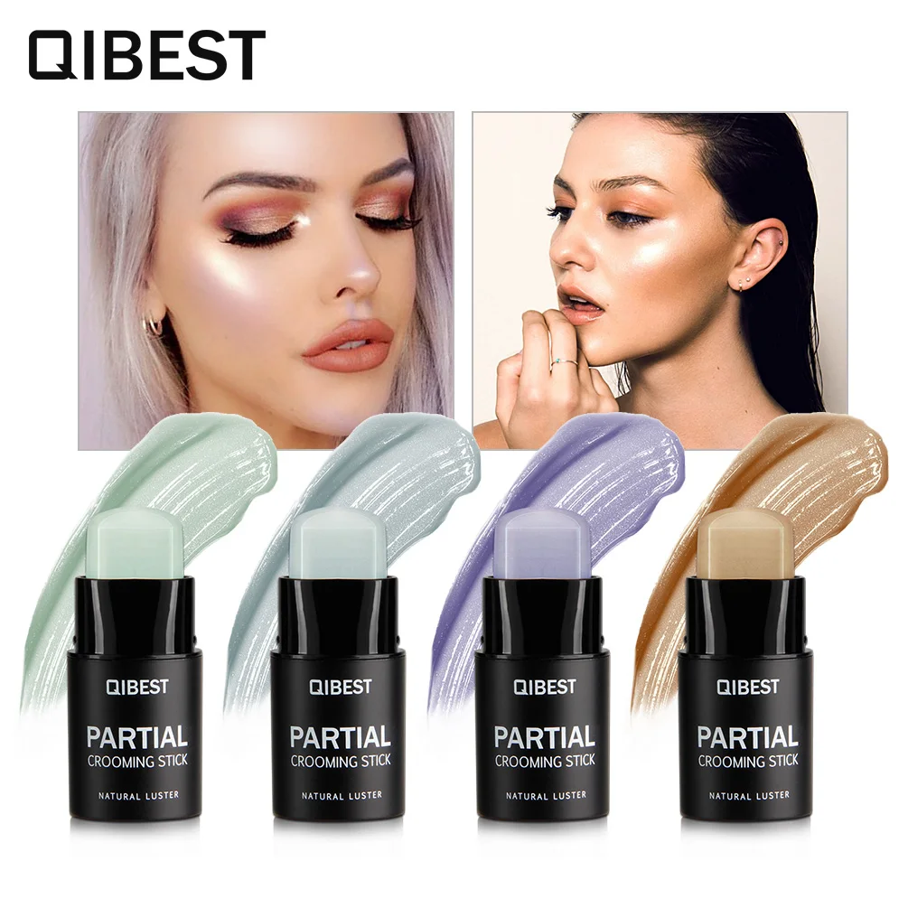 Qibest Glow Highlighter Makeup Shimmer Highlighter Stick Base