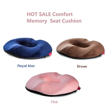 

Sciatica Seat Cushion, Orthopedic Comfort Memory Foam Coccyx Seat Cushion for Sciatica, Back and Tailbone Pain Relief
