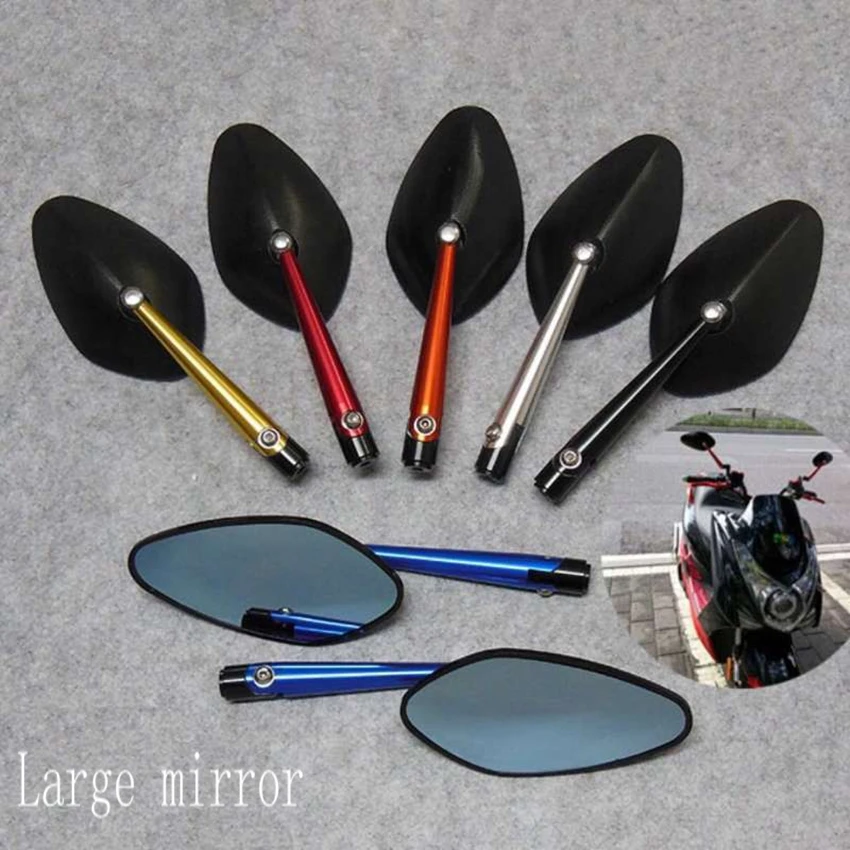 

A pair of CNC mirror motorcycle side mirror universal modified handle rear view mirror For Honda Yamaha Kawasaki Suzuki NEW HOT