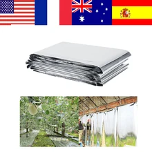 1 шт. серебряное растение светоотражающая пленка садовые парниковые инструменты для улучшения солнечного излучения и распределения Серебряная Отражающая пленка