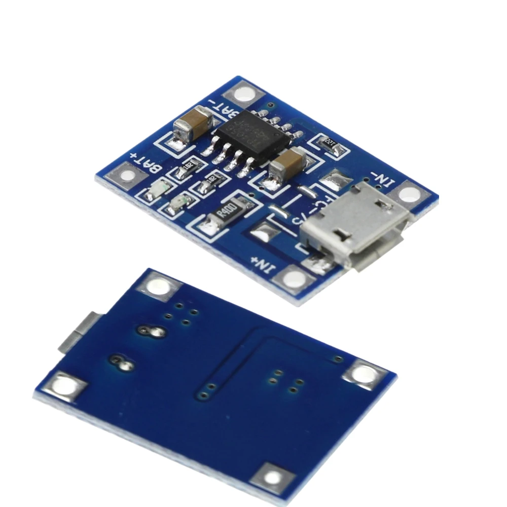 

TP4056 5V / 1A Lipo Battery Charging Board 18650 Charger Module lithium battery MICRO Mini USB Interface