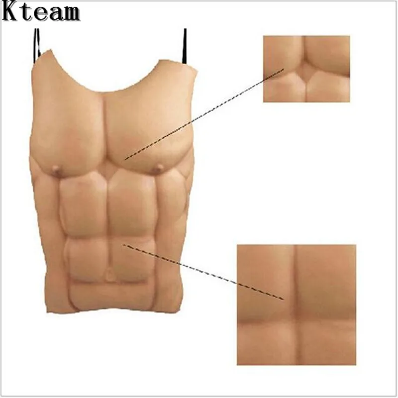 Halloween Fake Muscle Chest Skin EVA Foam Fancy Adults Cosplay Costumes Fine