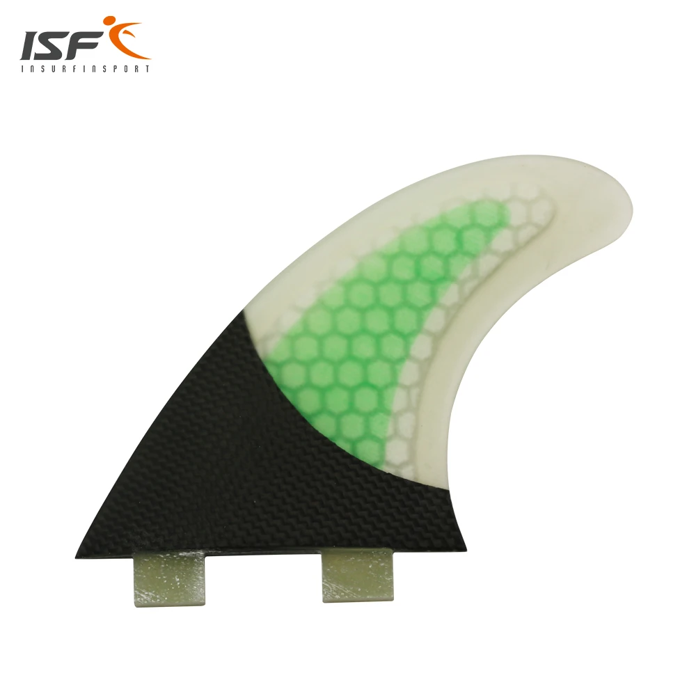 Горячие продажи стеклопластиковые сотовые синий доски для серфинга thruster quilhas FCS