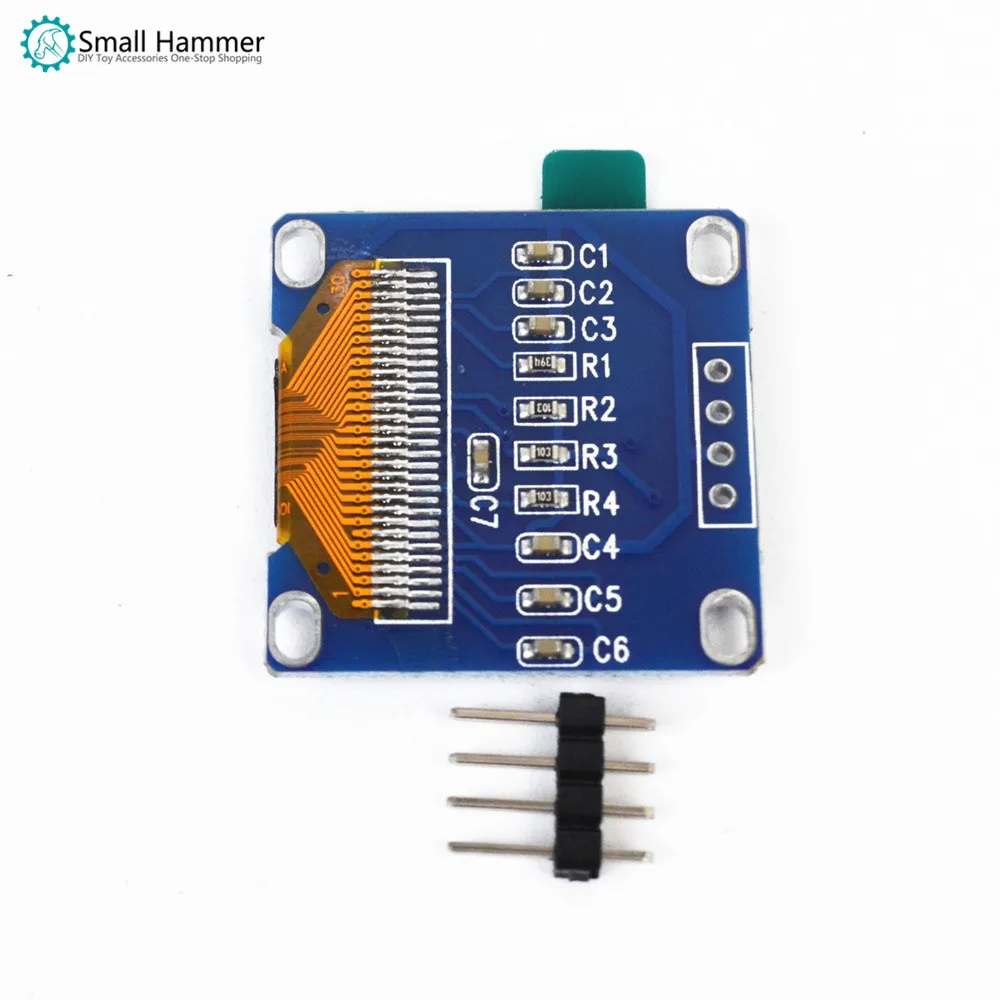 0,96 дюйма синий 128*64 I2C связи IIC OLED дисплей ЖК-дисплей модуль