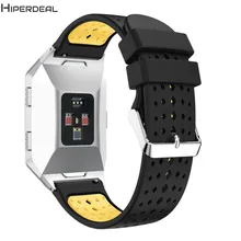 Hiperdeal проветрить силиконовый ремешок для fitbit ионной браслет 140-215 мм Спорт легкий дышащий материал Quick Release no3c