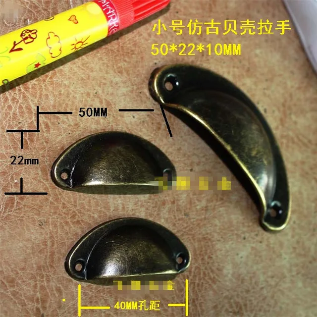 Mini Steel Metal Kitchen Cabinets Furniture Wardrobe Medicine Classic Antique bronze Handle Vintage Drawer Knobs Pulls