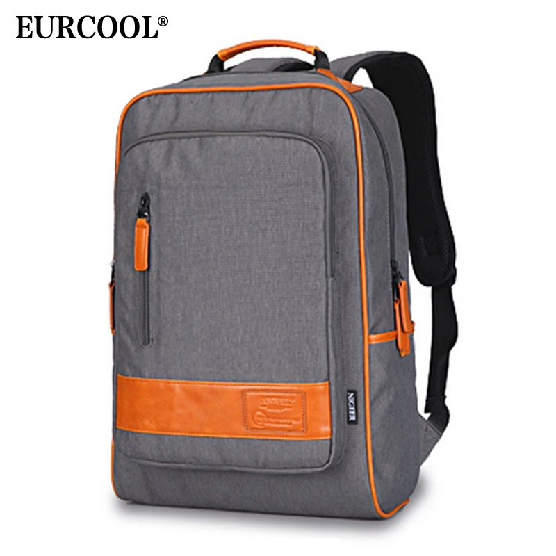 Voyage Pouces Portable Scolaire Pour Sacs Adolescente D'épaule 15 D'ordinateur Grande Sac Gris À Capacité Décontracté Dos Eurcool Double N8827 tsrQhdC