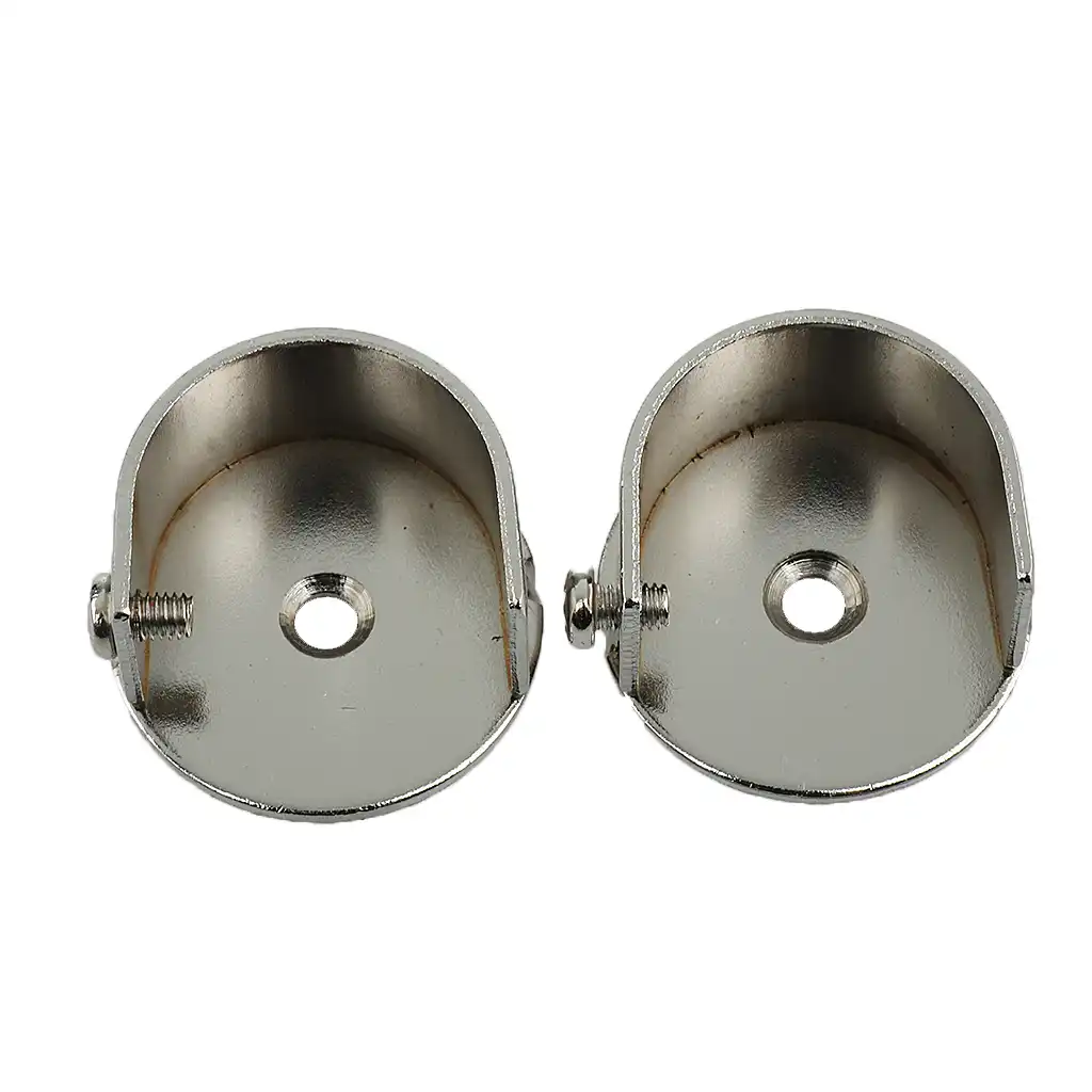 Durable 2x Recess Bracket Curtain Rail Support Curtain Pole