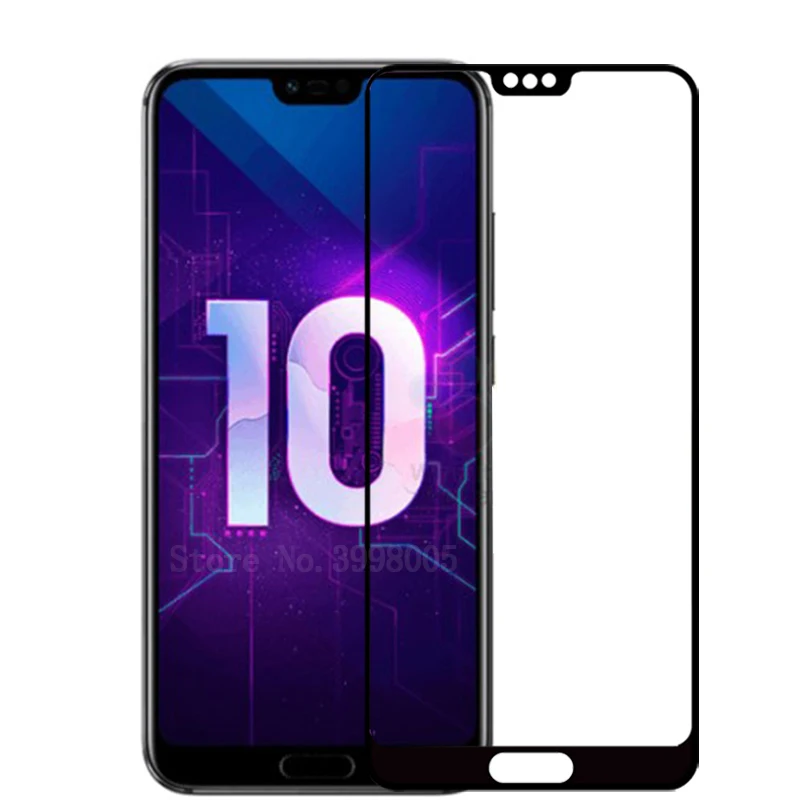 Полное покрытие закаленное Стекло для huawei Honor 10 9 H Экран протектор Honor10 5 84