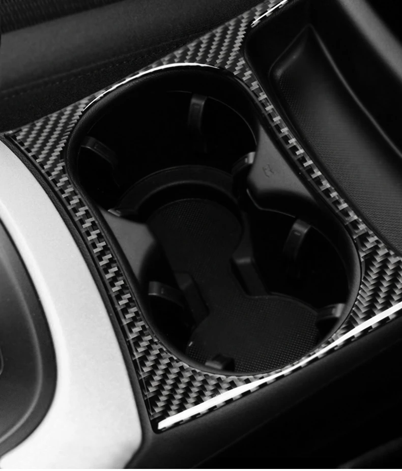 Для Audi Q5 SQ5 автомобильный Стайлинг углеродное волокно держатель стакана воды панель отделка наклейки и наклейки для автомобиля интерьерные аксессуары для декорирования машины