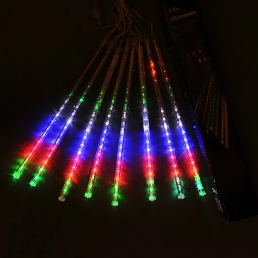 30 см метеорный поток трубки светодиодный свет Stick бар открытый пейзаж Декор полосы света набор для рождественской вечеринки фея дерево света