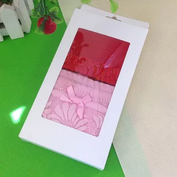 

2018Underwear Packing Bikini BOX Kraft Window Box Jewelry Display Packing Celle Phone Iphone 6 PLus box 18x10x2 Bigger Box 20pcs