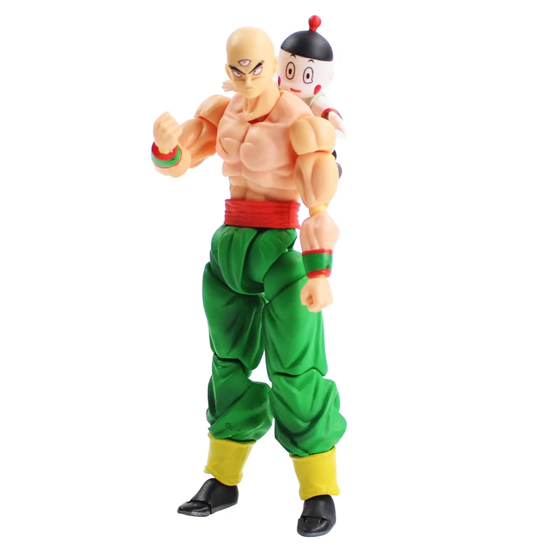 15 см Dragon Ball Z Tenshinhan tien shinhan с Chiaotzu Brinquedos ПВХ фигурка Коллекционная модель игрушки