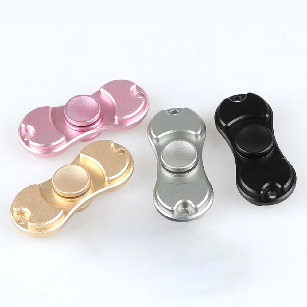 3Pcs Hot Sale Metal Alloy Hand Spinner Fidget Toys Ball Desk Focus EDC Black Siliver Rose Gold Color Games #232807 | Игрушки и хобби