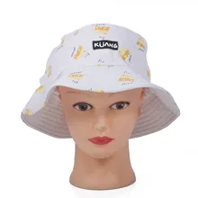 Панама, шляпа-Панама для мужчин и женщин летняя кепка с покрывалом банан печать желтая шляпа Боб шляпа хип хоп рыбалка, рыбак шляпа