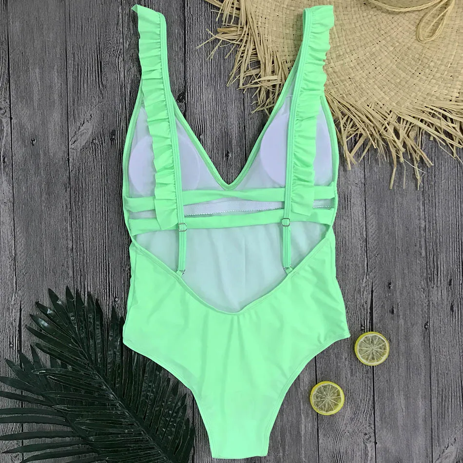 2019 Women Sexy One Piece Swimswear (18)