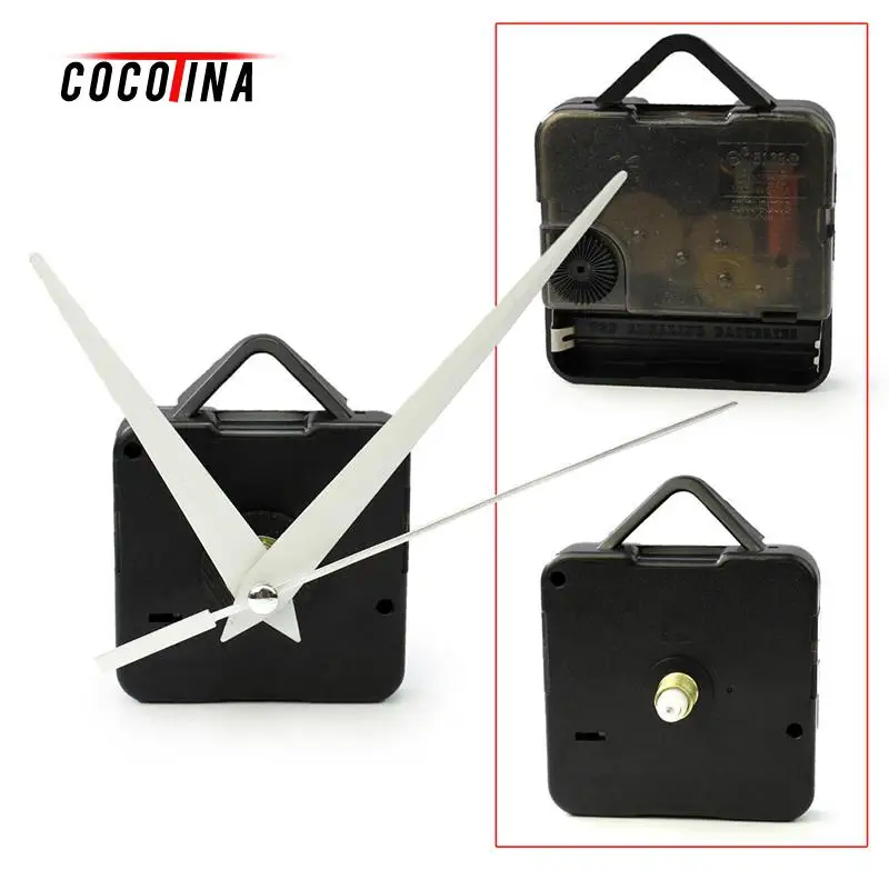 

COCOTINA Quartz Wall Clock Movement Mechanism DIY Parts Kit White Hands WN0411