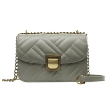 Элегантная женская откидная квадратная сумка модная новая качественная женская дизайнерская сумка из искусственной кожи с цепочкой