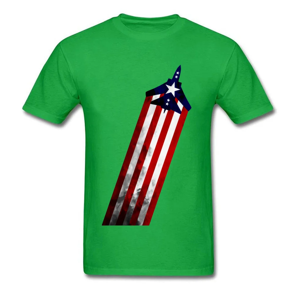 Patriot Plane Men's Newest Custom Tops Shirt Round Neck ostern Day Cotton Fabric Top T-shirts Normal Short Sleeve Tee-Shirts Patriot Plane green