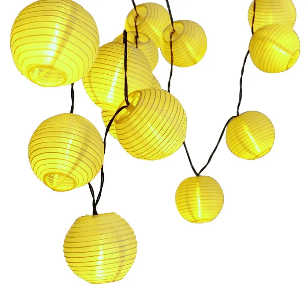 

LED Lantern Ball Solar String Lights Outdoor Fairy Lighting Solar Lamp Globe Christmas Home Party Wedding Decoration Night Light