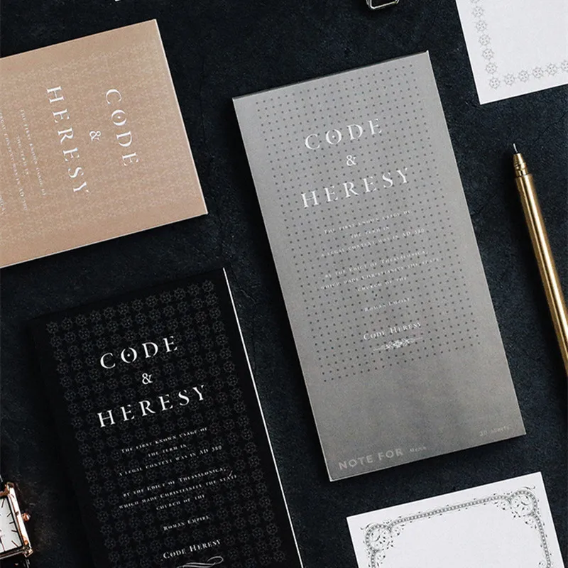 

Card Lover heresy code Notepad memo pad paper message note