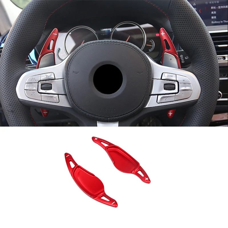 

Car styling for BMW X3 G01 5 series G30 G38 Steering Wheel Shift Paddle Extension Shifters Replacement Cover Sticker Accessories