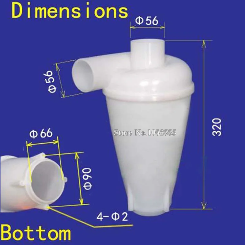 

Free Shipping Cyclone Dust Collector Bagless High Efficiency woodworking Powder New K522