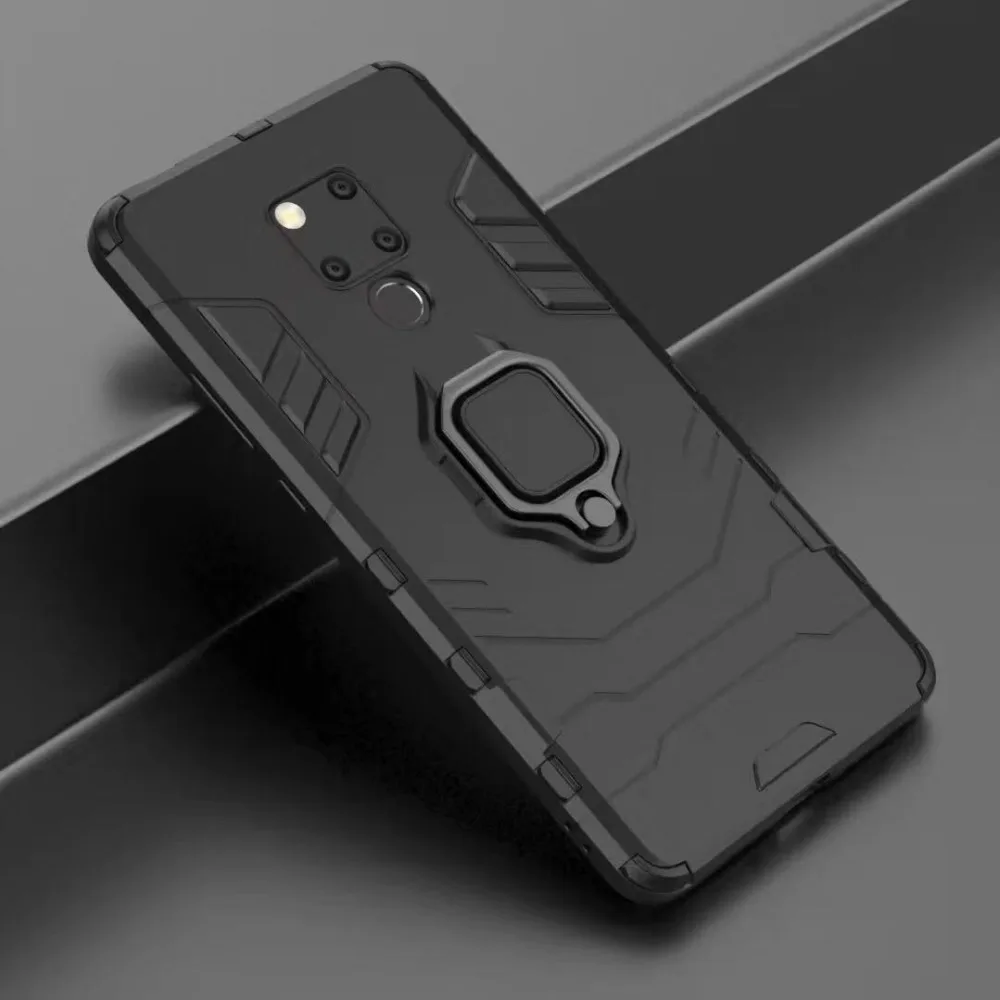 10 шт./партия Броня чехол для телефона huawei P20 mate 20 Lite Pro P Смарт палец кольцо держатель чехол для huawei Honor 8X10 P20 крышка