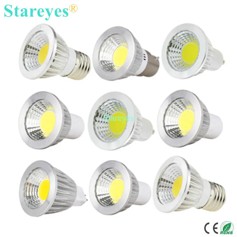 Goede 1 stuk Dimbare 3 w 5 w GU10 E27 B22 E14 GU5.3 MR16 LED COB Spotlight led downlight Lamp droplight licht lamp Licht verlichting