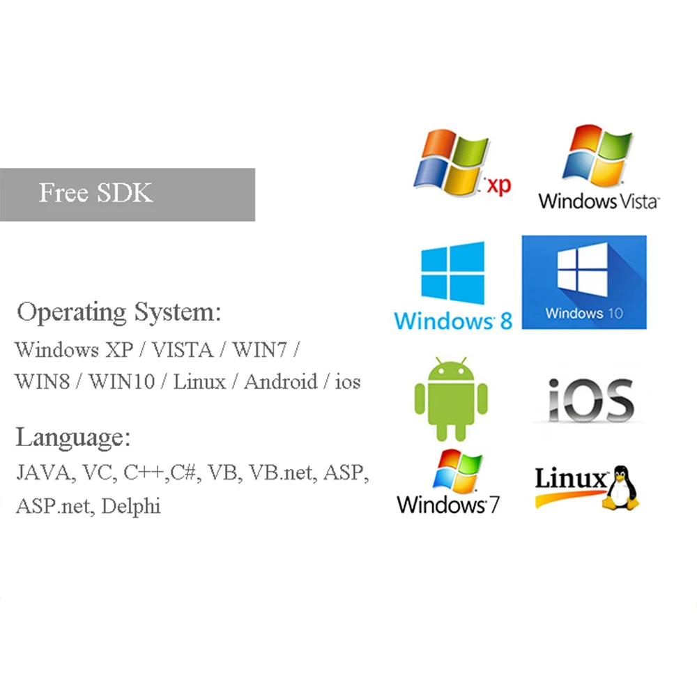 Беспроводной считыватель отпечатков пальцев для Windows Andorid OS Bluetooth
