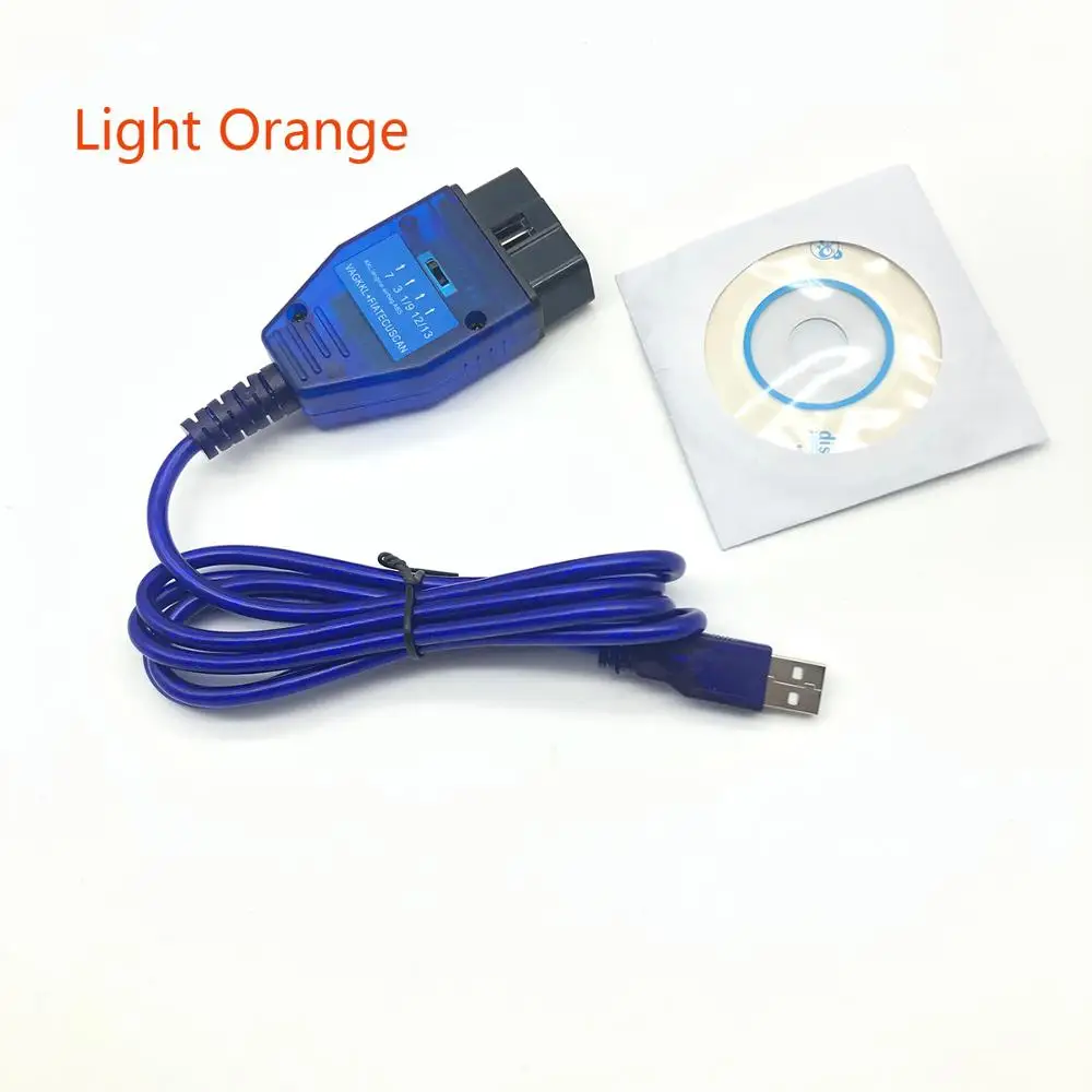 #*Cheap USB Cable KKL FT232RL Chip VAG COM 409.1 OBD2 OBDII Diagnostic Scanner For VW Audi Seat Skoda