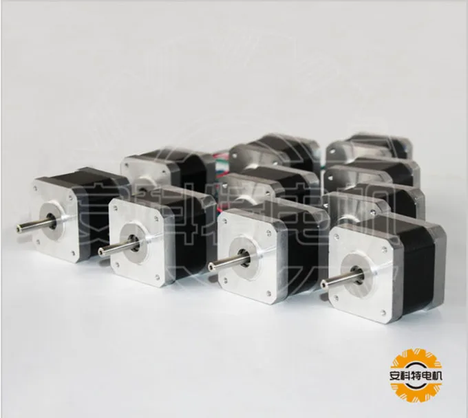

Free Ship From Germany! ACT 10PCS Nema17 Stepper Motor 17HM5424 0.9degree 4800g-cm 48mm 2.4A 4-lead CE ROHS ISO CNC Router