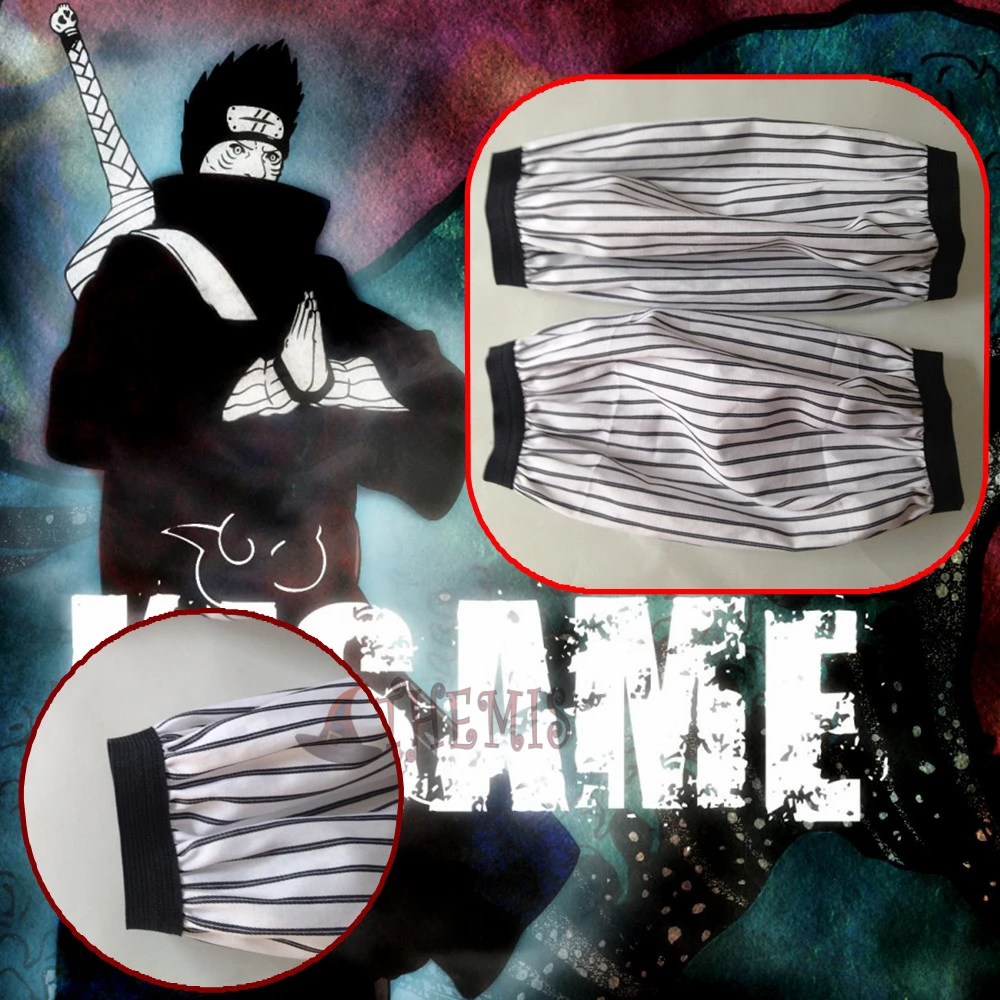 

Athemis Hoshigaki Kisame Arm Warmers striped Sleeves Narotu Ninja cosplay costume cosplay accessories