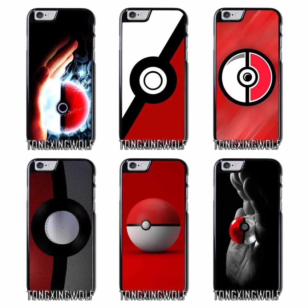 Красный белый Pokemons PokeBall чехол для HuaWei P8 P9 P10 P20 Pro Lite плюс Nova 2 S Y3 Y5 Y6 y9 Honor 5C 5X6X7 s 8 9 10 |