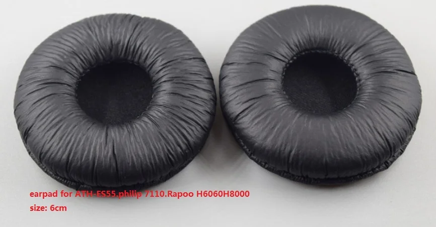 free ship.1pair. replace earpad for A T H ES55. phi lip 7110. Ra poo H6060 H8000. earcup. size: 6cm | Электроника