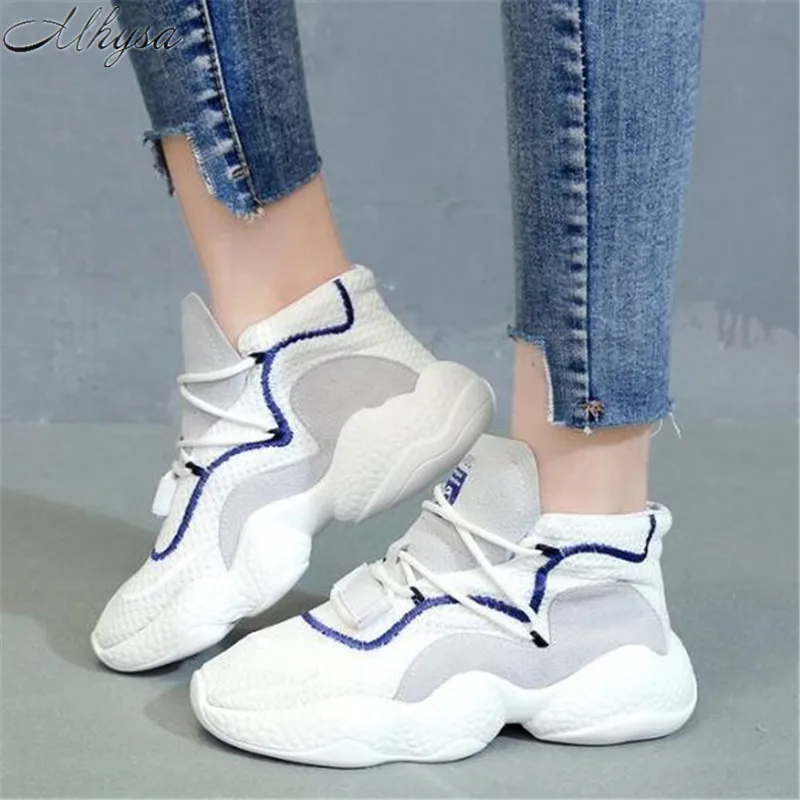 

Mhysa 2019 new spring and autumn women's shoes fashion wild comfortable breathable lightweight non-slip resistant shoes Z33