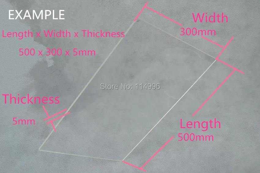 5 THZ Acrylic Plexiglass Clear Sheet Photo Frame (1)
